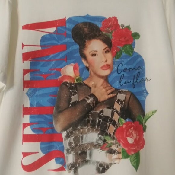 Selena Official Merchandise Women's size M white multicolored T-Shirt - Picture 4 of 13